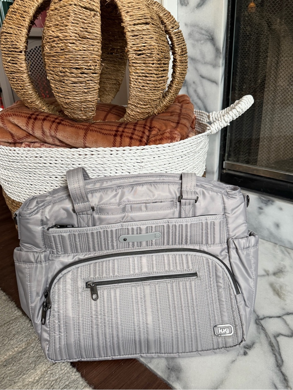 Lug Cloud Grey Windjammer Tote Bag